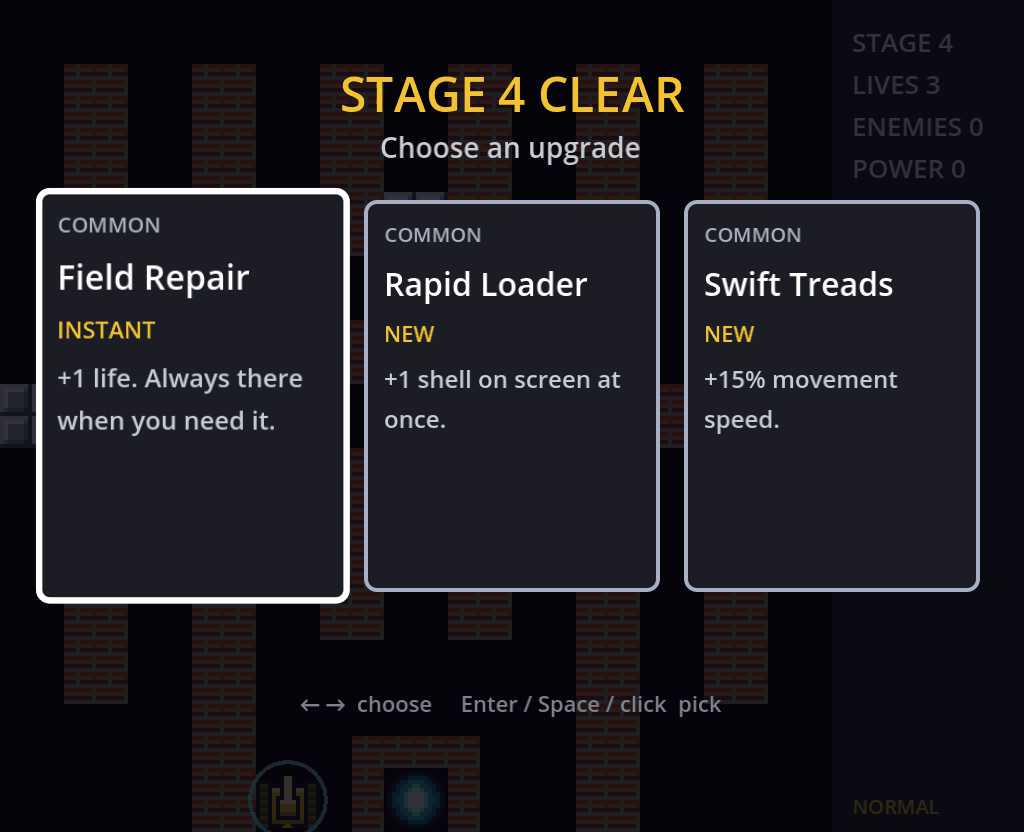 Upgrade cards